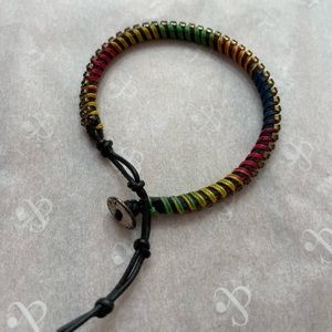 Stella & Dot Rainbow Black Pulley Bracelet